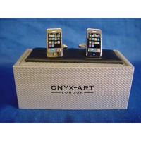 ONYX-ART CUFFLINK SET - IPHONE SMART PHONE